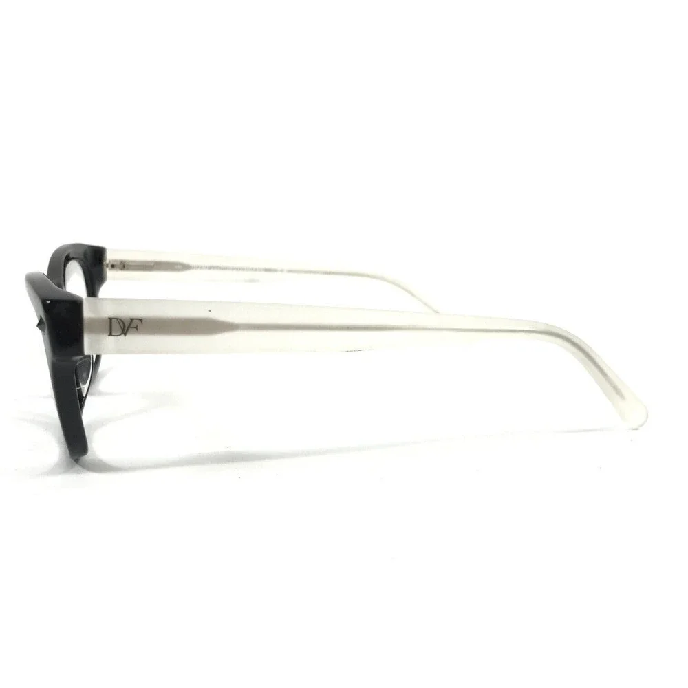 Diane Von Furstenberg Eyeglasses Frames DVF5061 001 Black Clear Square 48-17-135